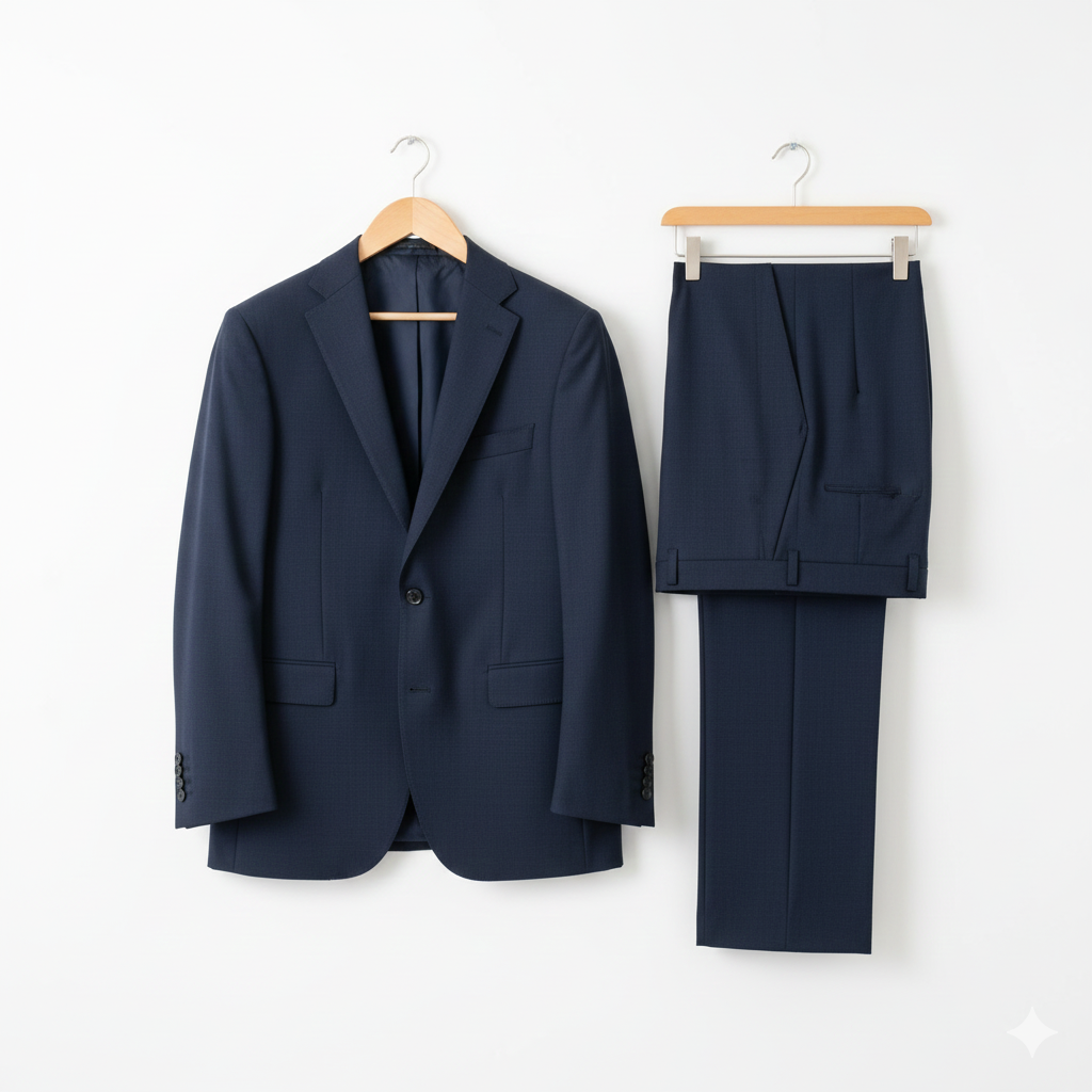 Premium Navy 2-Piece Suit